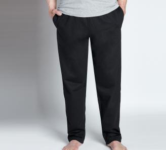 détail pantalon de jogging homme noir