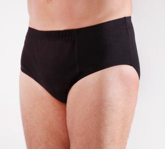 slip noir de trois quart