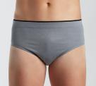 slip gris homme de face