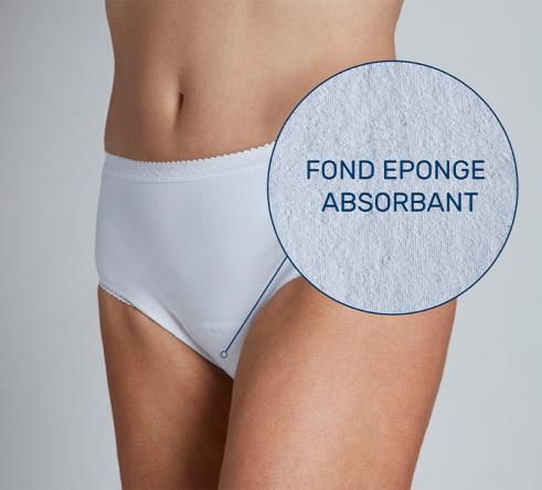 Culotte femme Isys avec insert imperméable - Incontinence légère