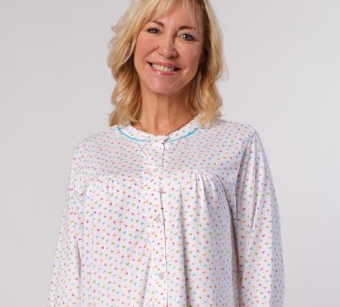 Chemise de 2025 nuit ouverture devant