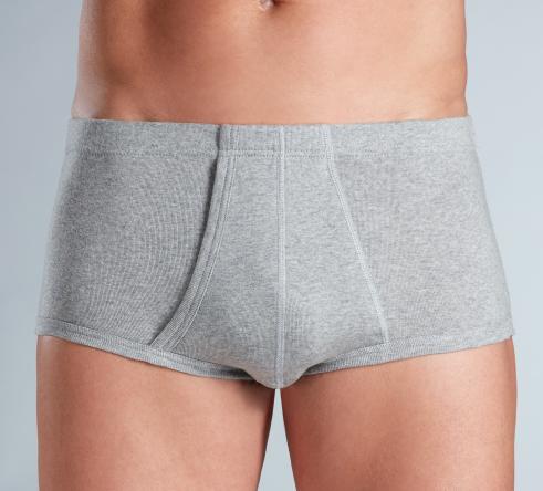 Slip ouvert homme gris